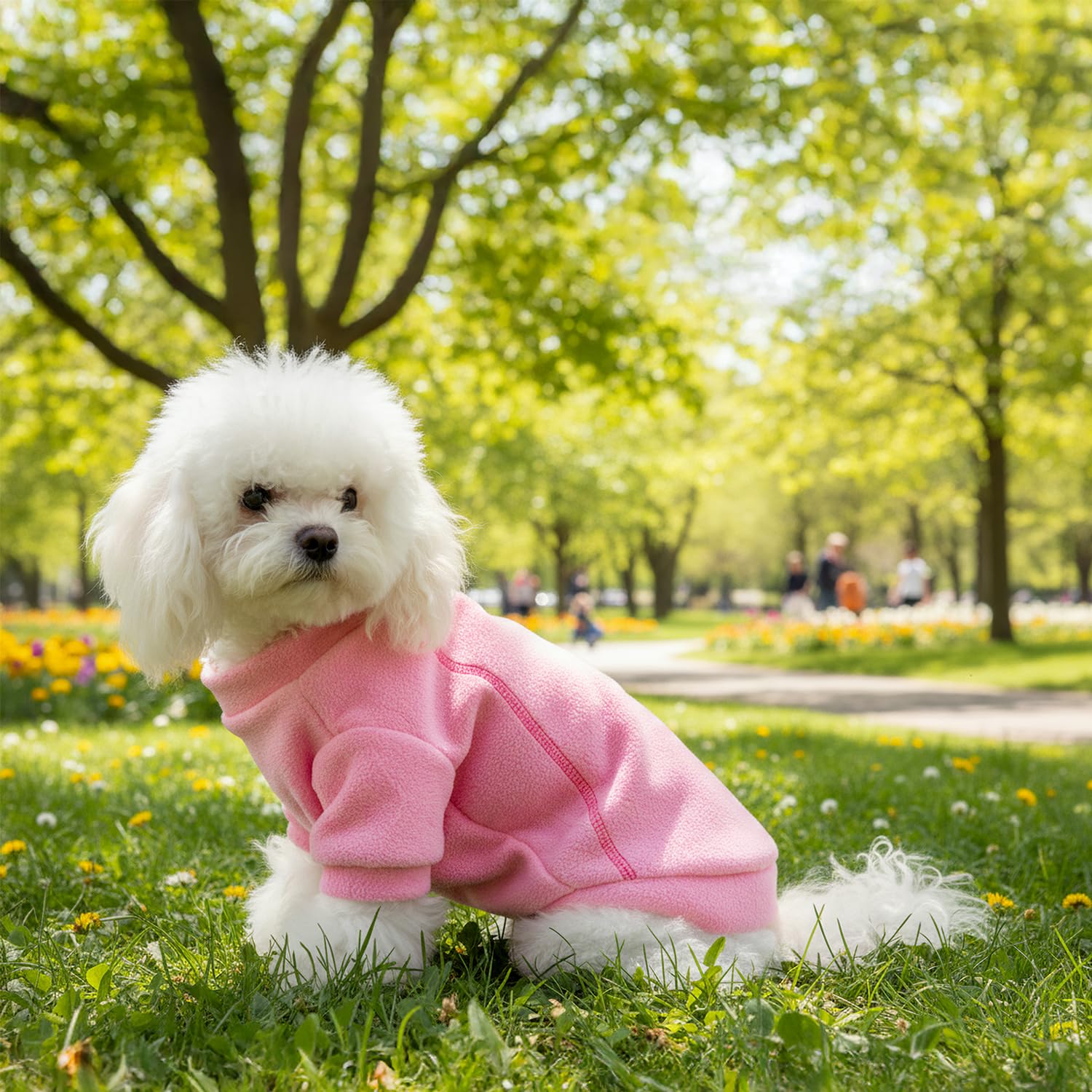 BAOBICUTE puppy sweater stretch fabric allows easy dressing and comfortable movement