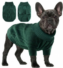 Baobicute small dog sweater pullover closeup soft warm knit ideal for cold outdoor walks