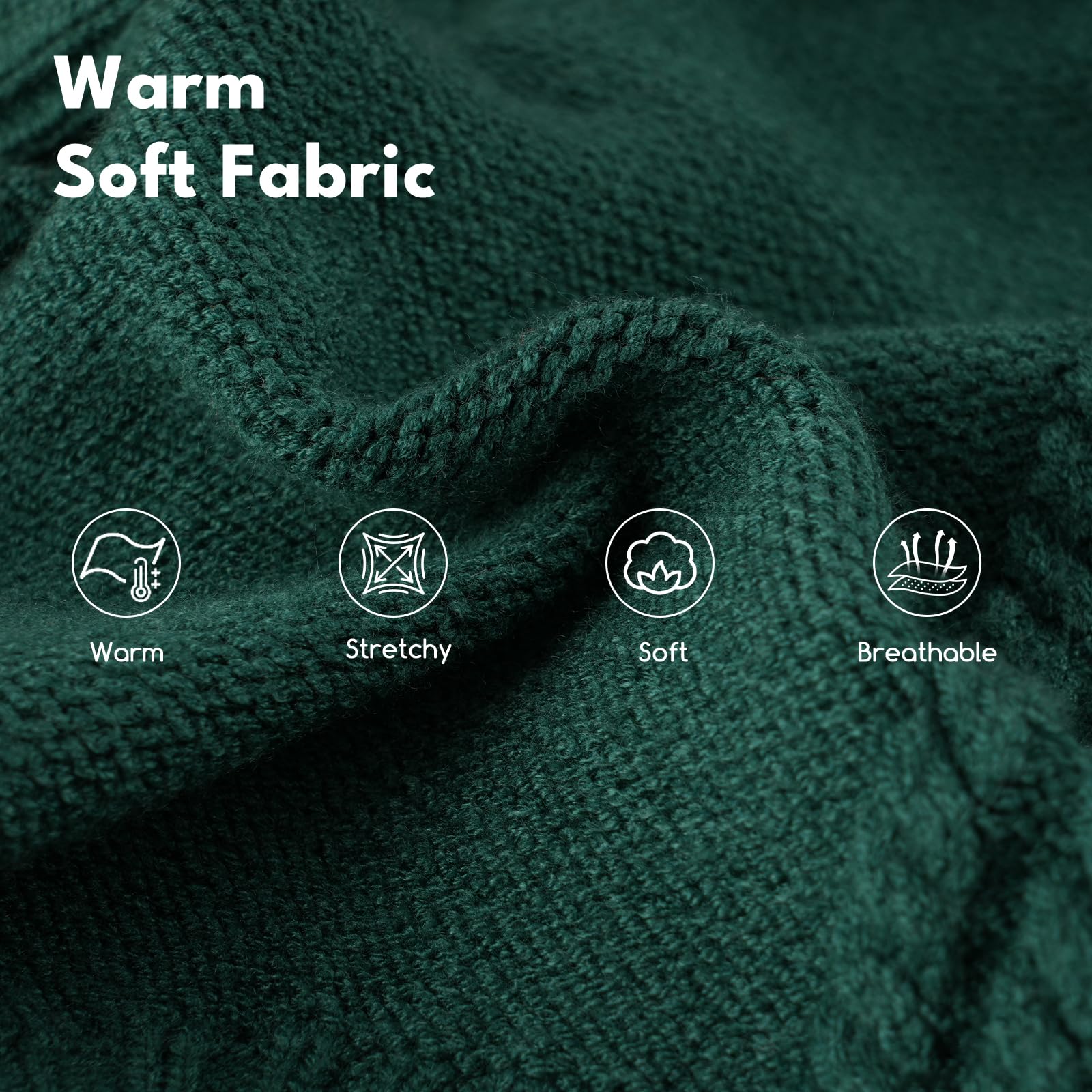 Baobicute dog sweater with turtleneck neck warmth during winter strolls