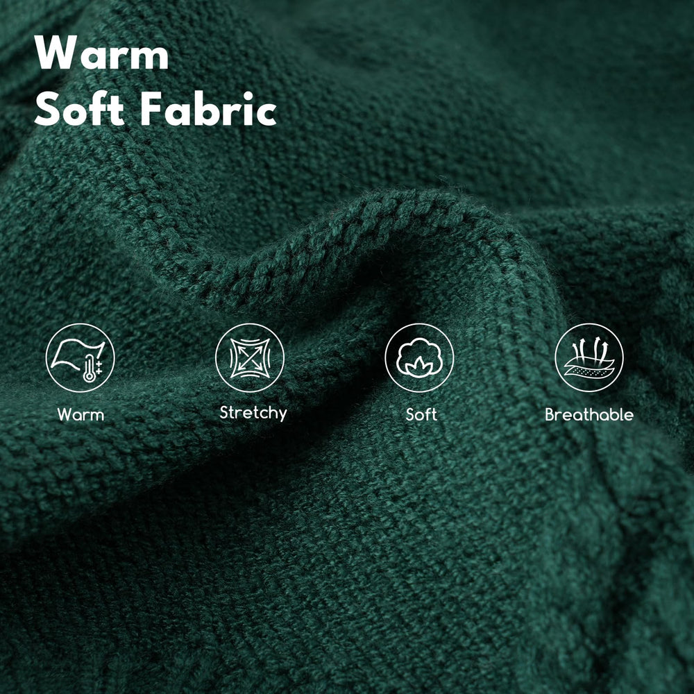 Baobicute dog sweater with turtleneck neck warmth during winter strolls