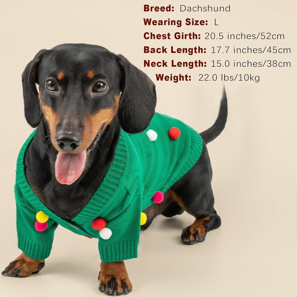 BAOBICUTE soft-knit acrylic dog sweater highlights cozy everyday wear.