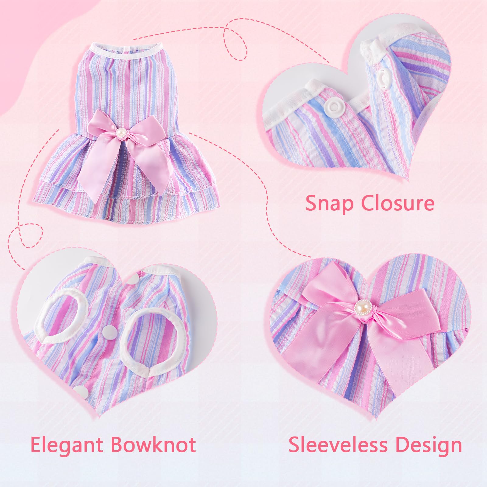 BAOBICUTE soft-seersucker-fabric feels gentle and cool on fur