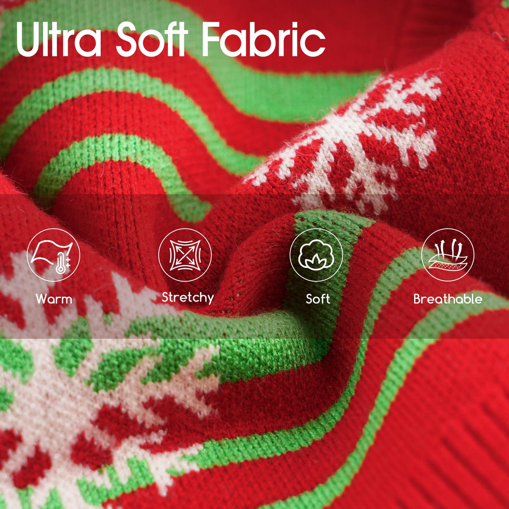 BAOBICUTE stretch knit makes on/off easy while keeping warmth without bulk