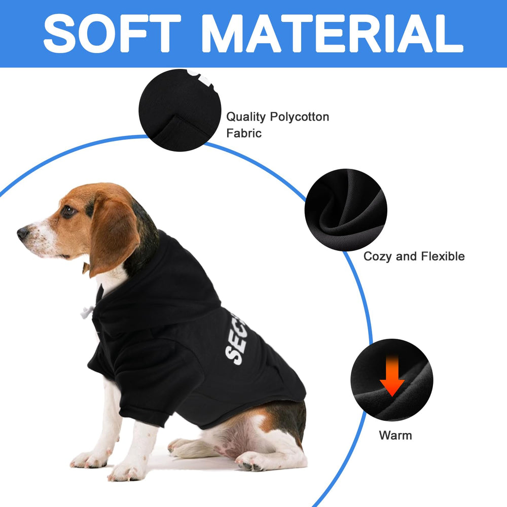 Baobicute sudadera para perros agujero de correa incorporado para paseos fáciles