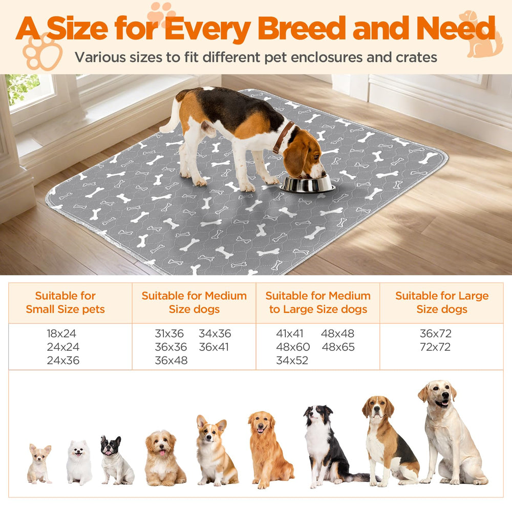 Baodan puppy pads are machine washable for simple, repeatable cleanups
