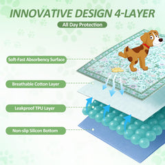 Baodan two-pack pee pads for easy replacement during potty training