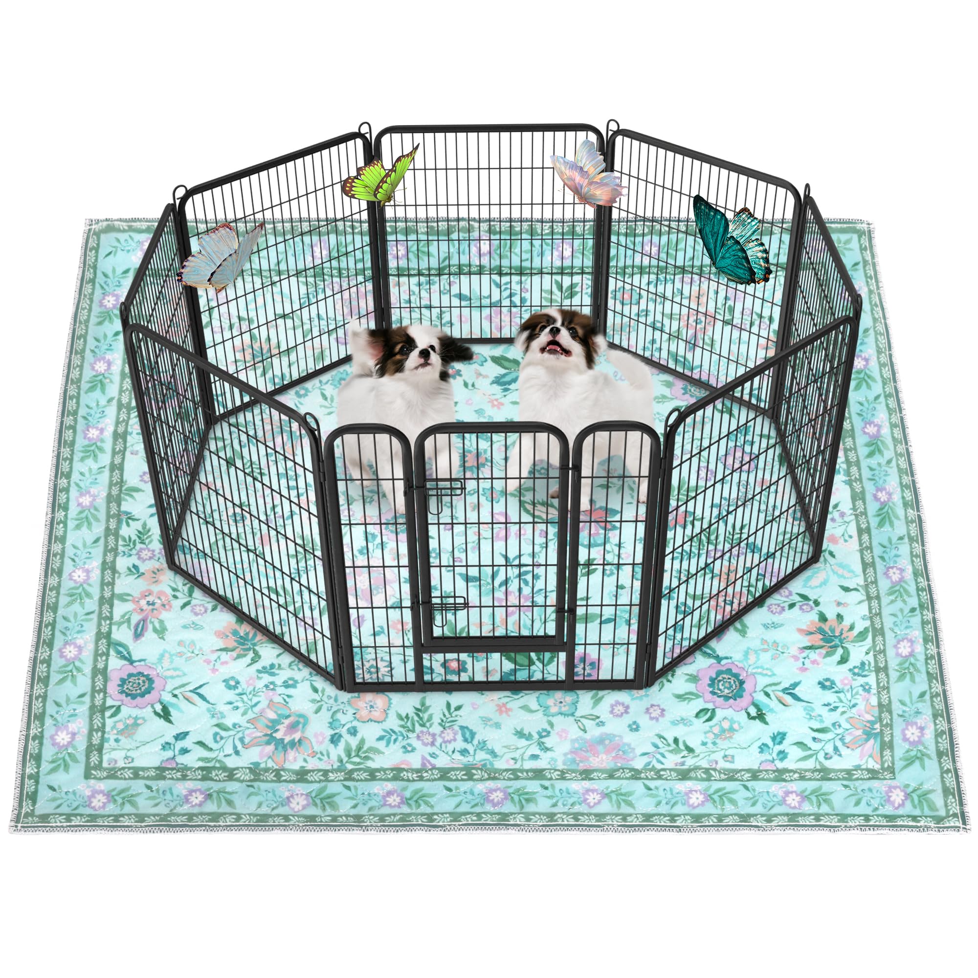 Baodan washable pee pad guarding floors with absorbent surface for potty training.
