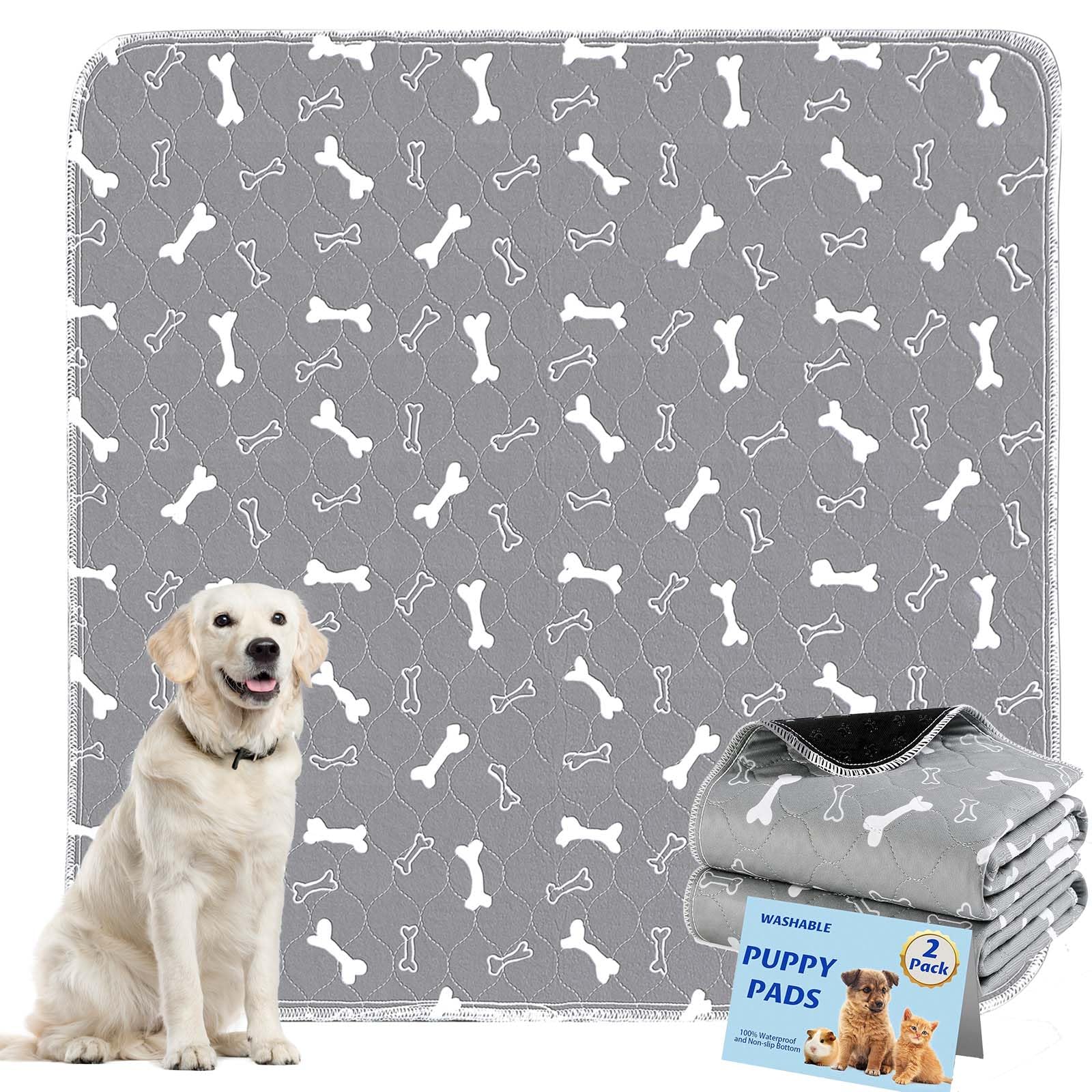 Baodan washable pee pad large 54x54 surface closeup shows soft, breathable texture for comfort.