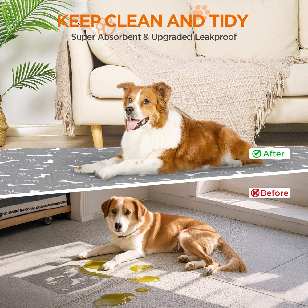 Baodan washable pee pad large 54x54 machine-washable design for easy cleaning.