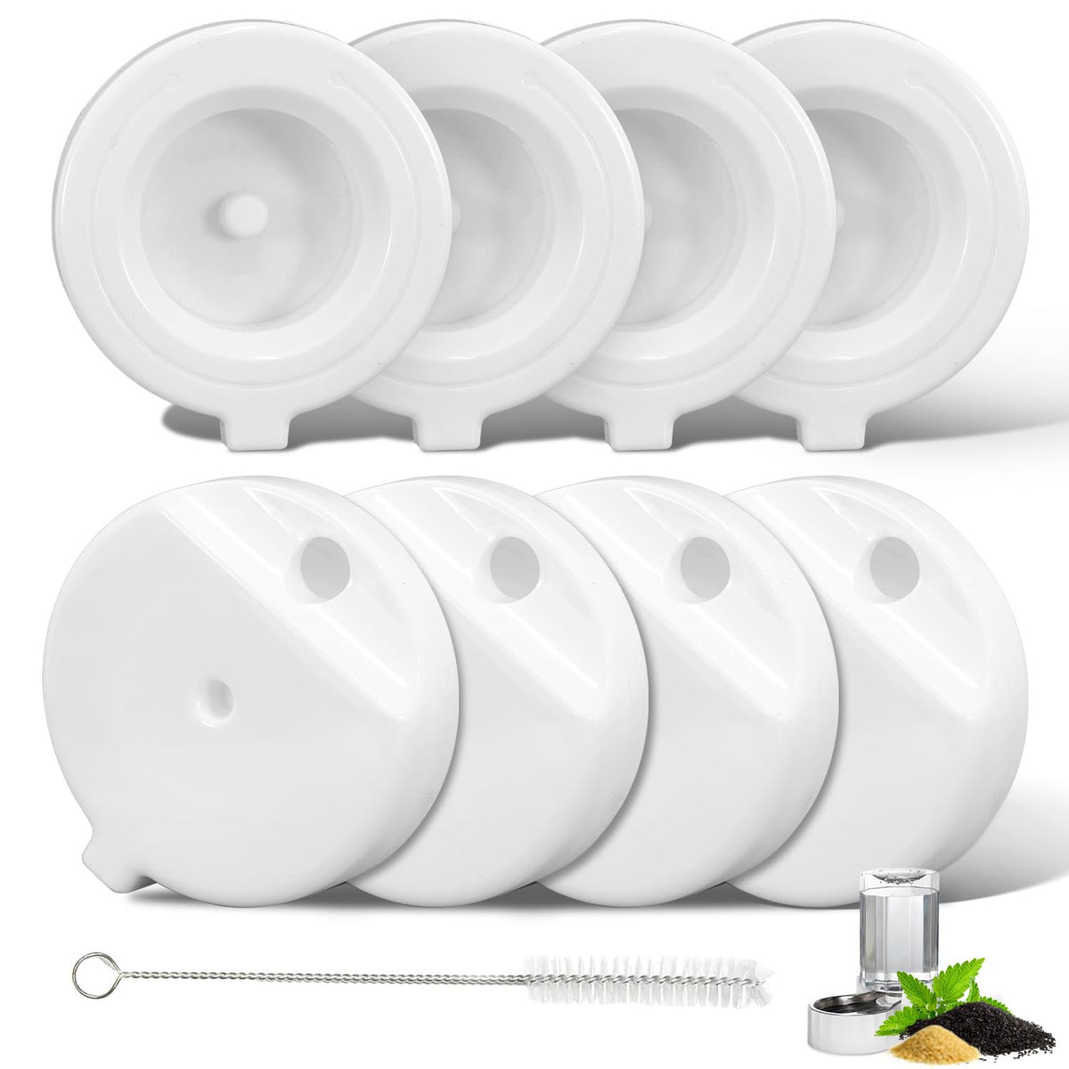 Baofum 8filters-with-brush-packaging keeps pet drinking water clean and fresh.