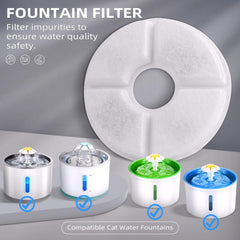 Baofum activated carbon filter side view highlights impurity reduction for pet water