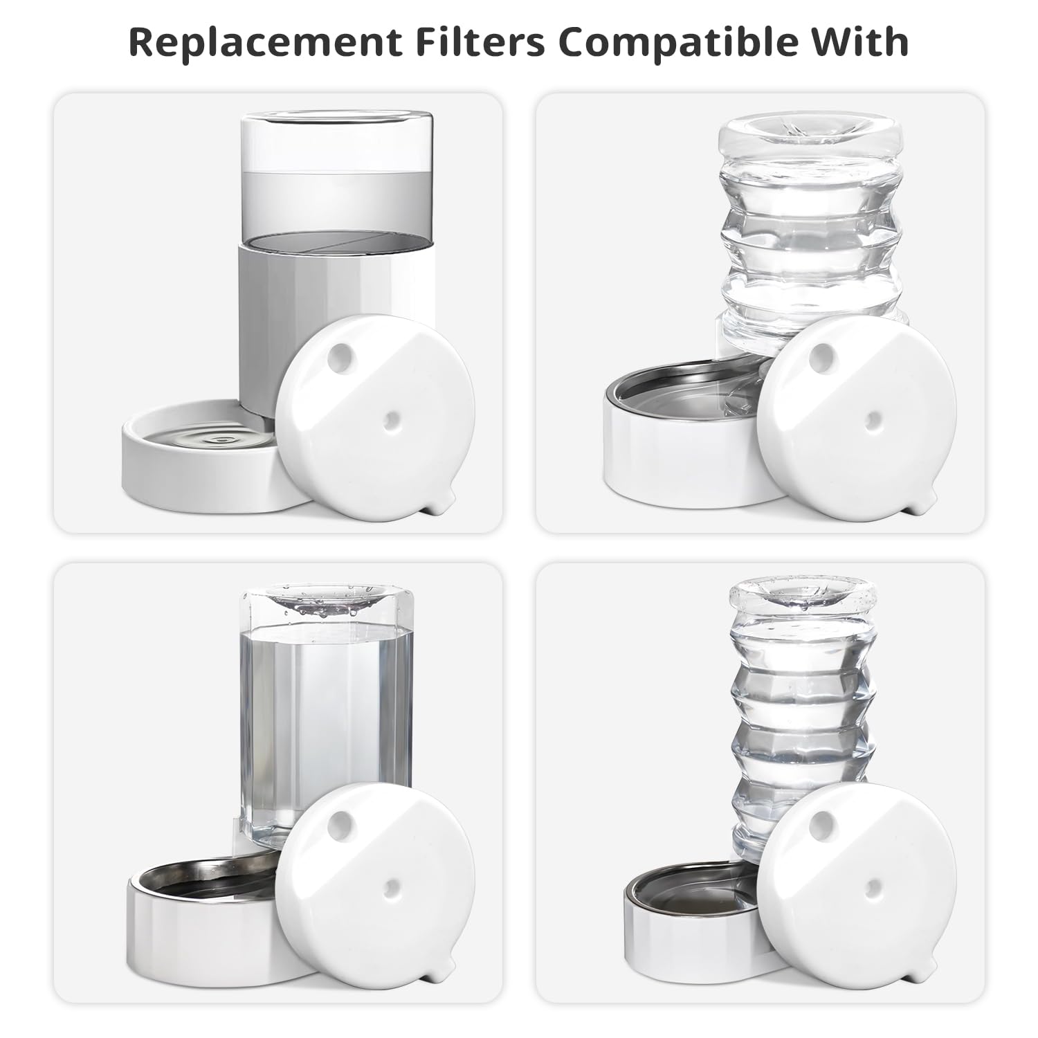 Baofum activated-carbon-ion-exchange-filter reduces impurities and odors in pet water.
