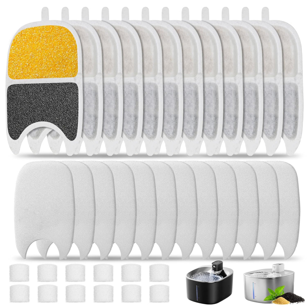 Baofum cat water fountain filter assembly demonstrates filtration system for clean pet drinking water.