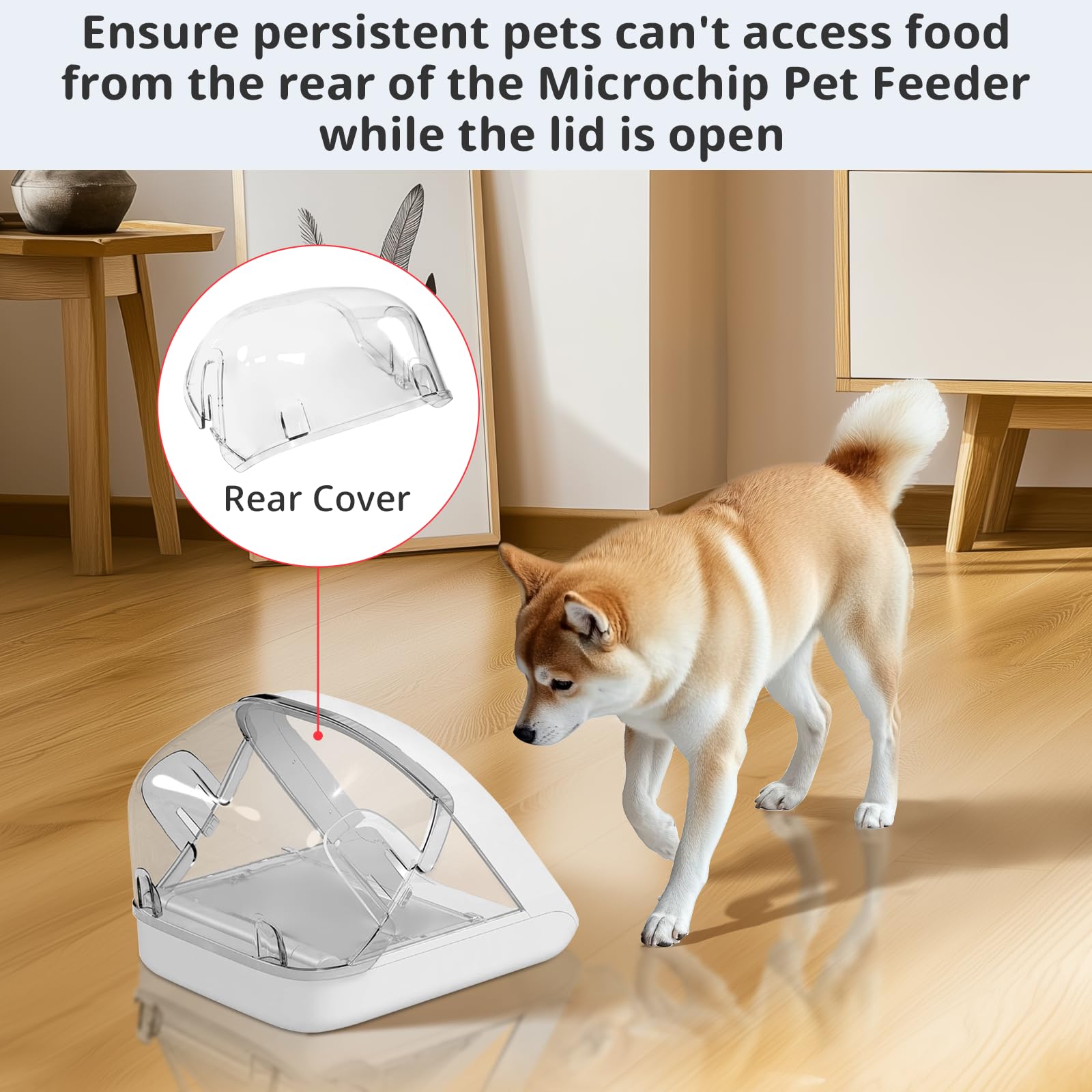 Baofum rear cover easy removal for cleaning and replacement
