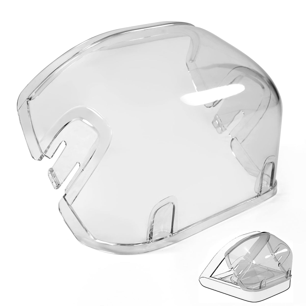 Baofum rear cover microchip feeder back-clip demonstrates secure fit and back-access protection