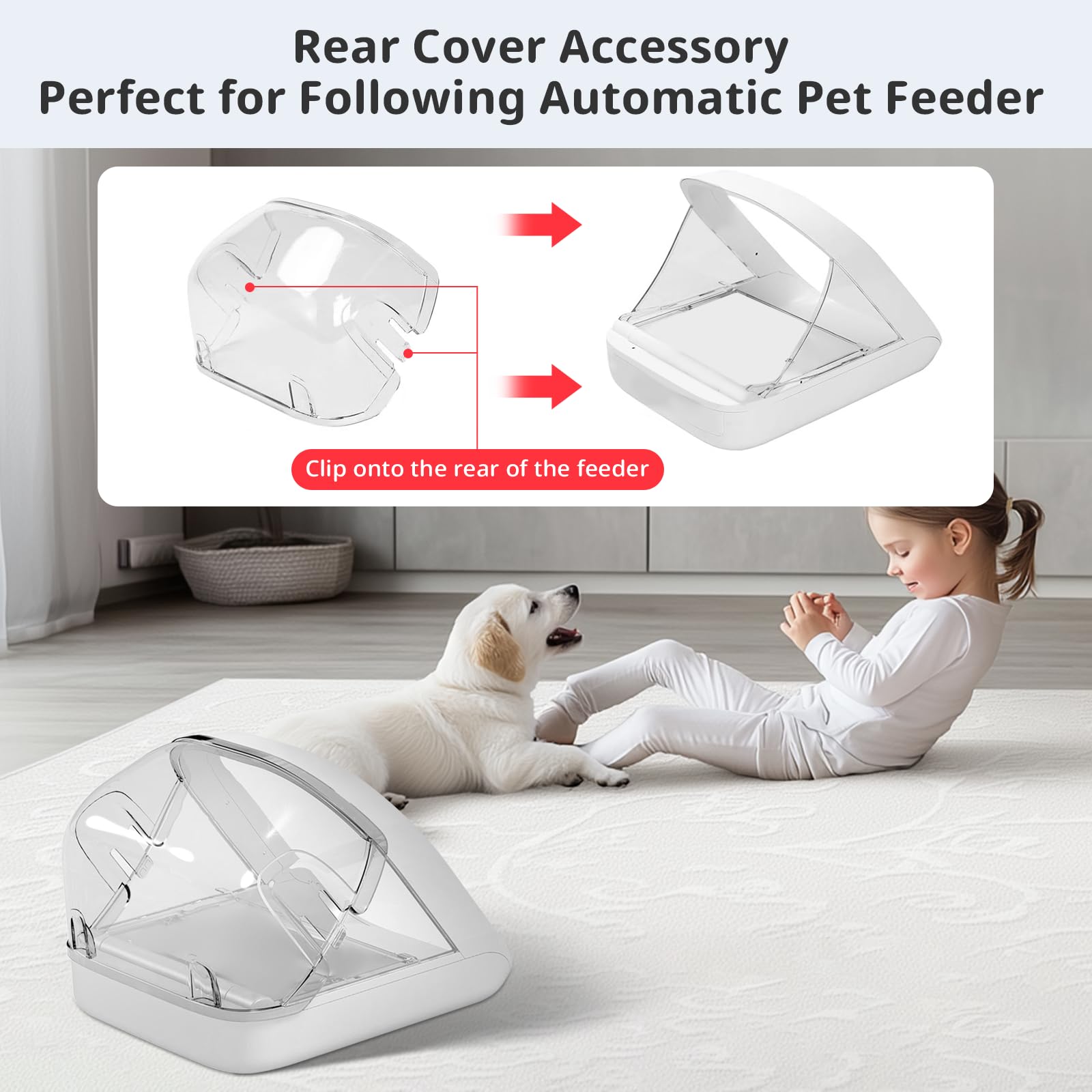 Baofum rear cover PP material detail highlighting safe design