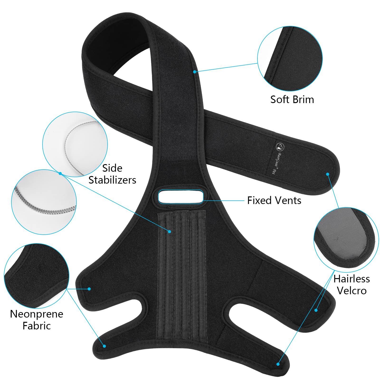 BaoGuai knee brace with light compression promotes stabilization and recovery.