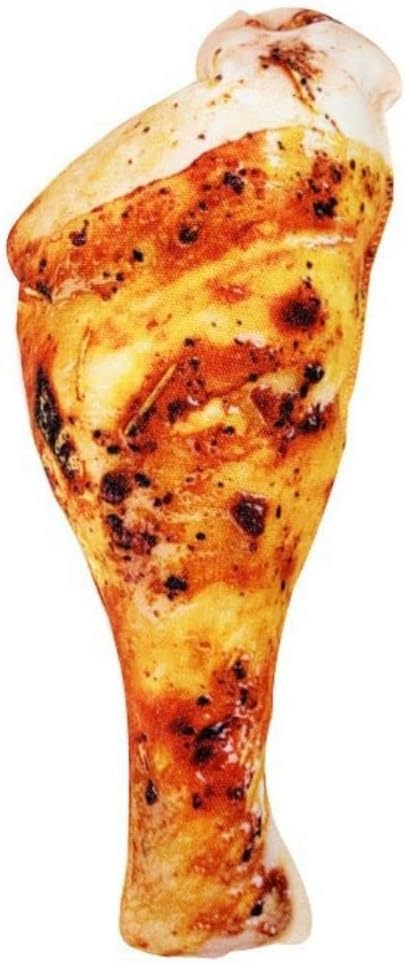 Baolaili chicken leg plush toy with bright colors promotes playful chewing and focus.