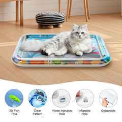 Baoyemes water-sensory mat double-layer design for long-lasting use and hygiene.