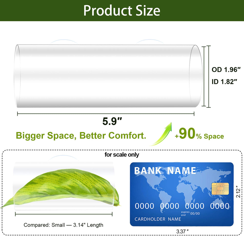 BaoZqua soft faux leaf hammock provides comfy lounging inside the tunnel for Bettas.