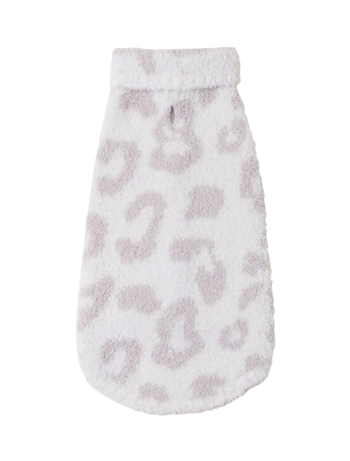 Barefoot Dreams CozyChic pet sweater front view shows plush warmth for small dogs.