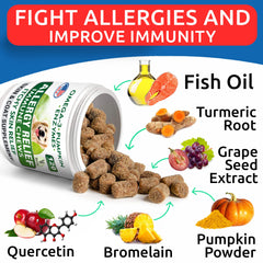 BARK&SPARK immune-boost ingredients with DHA and EPA for canine defenses.