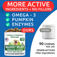 BARK&SPARK itching relief chews aid paw licking with tasty chewable ease.