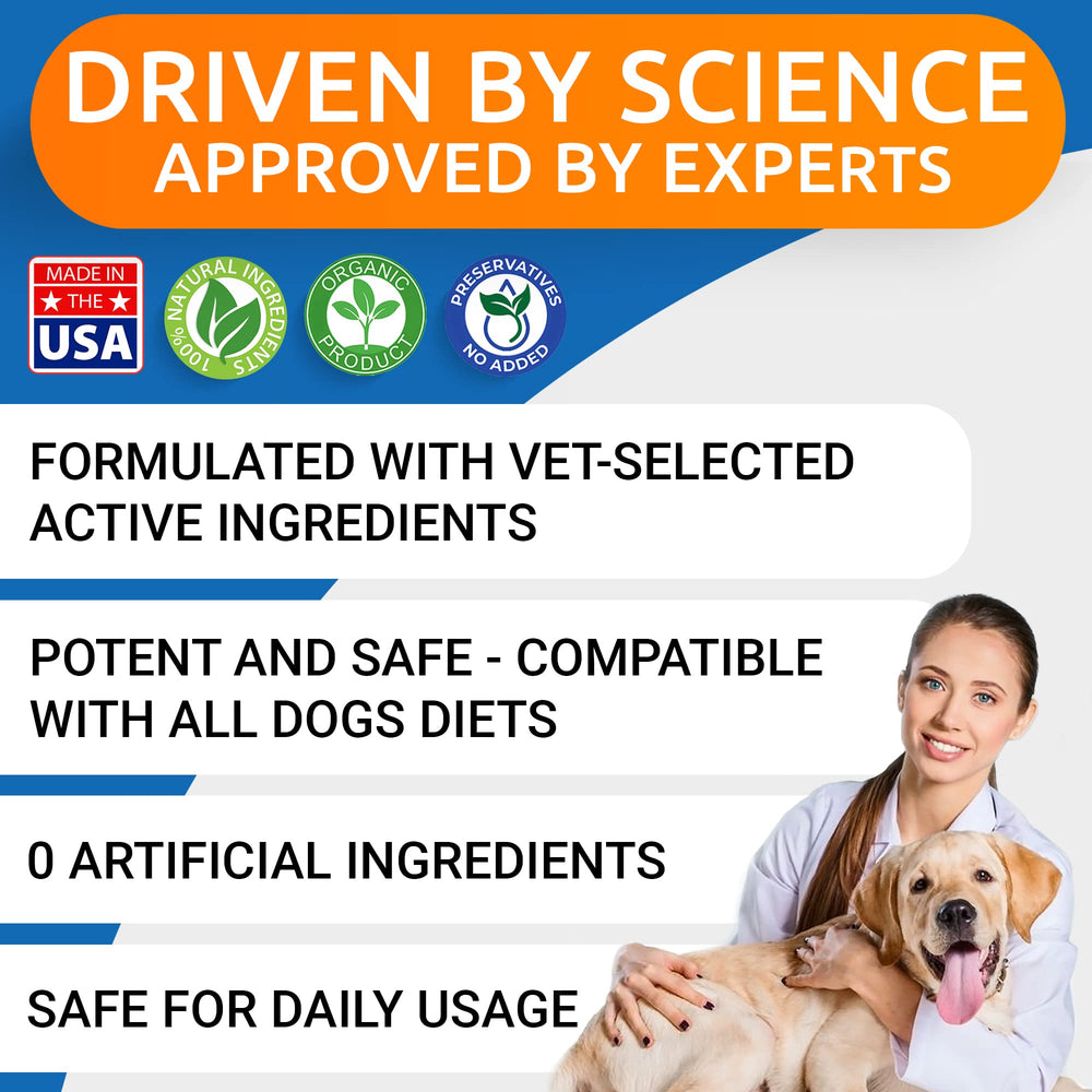 BARK&SPARK USA-made dog joint supplement label reflects premium quality and domestic production.