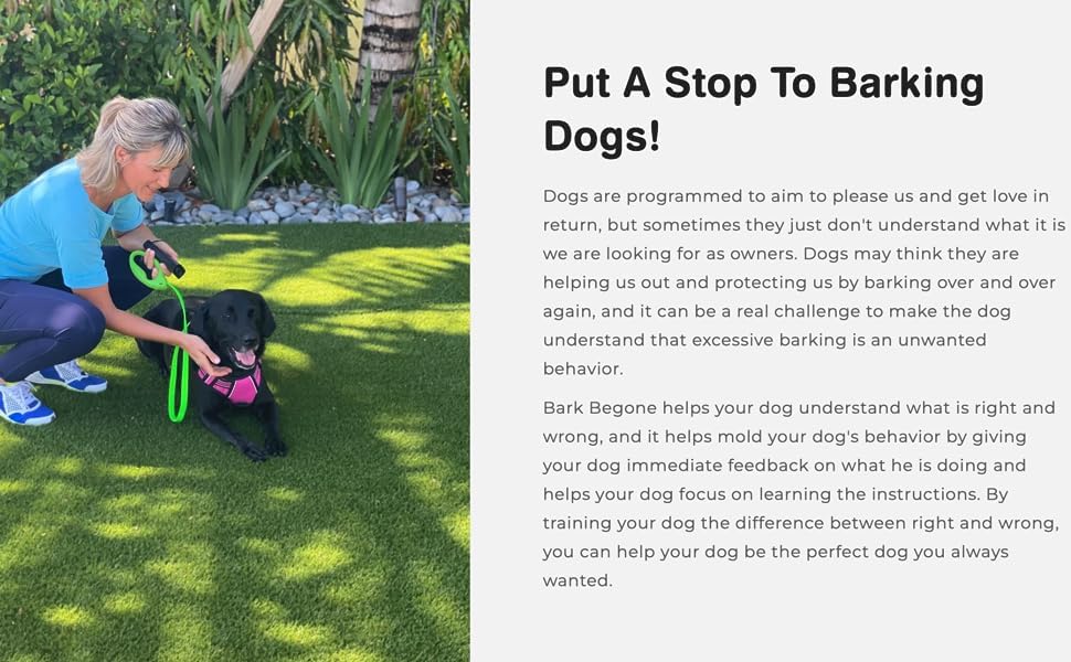Bark Begone compact design fits in hand or pocket