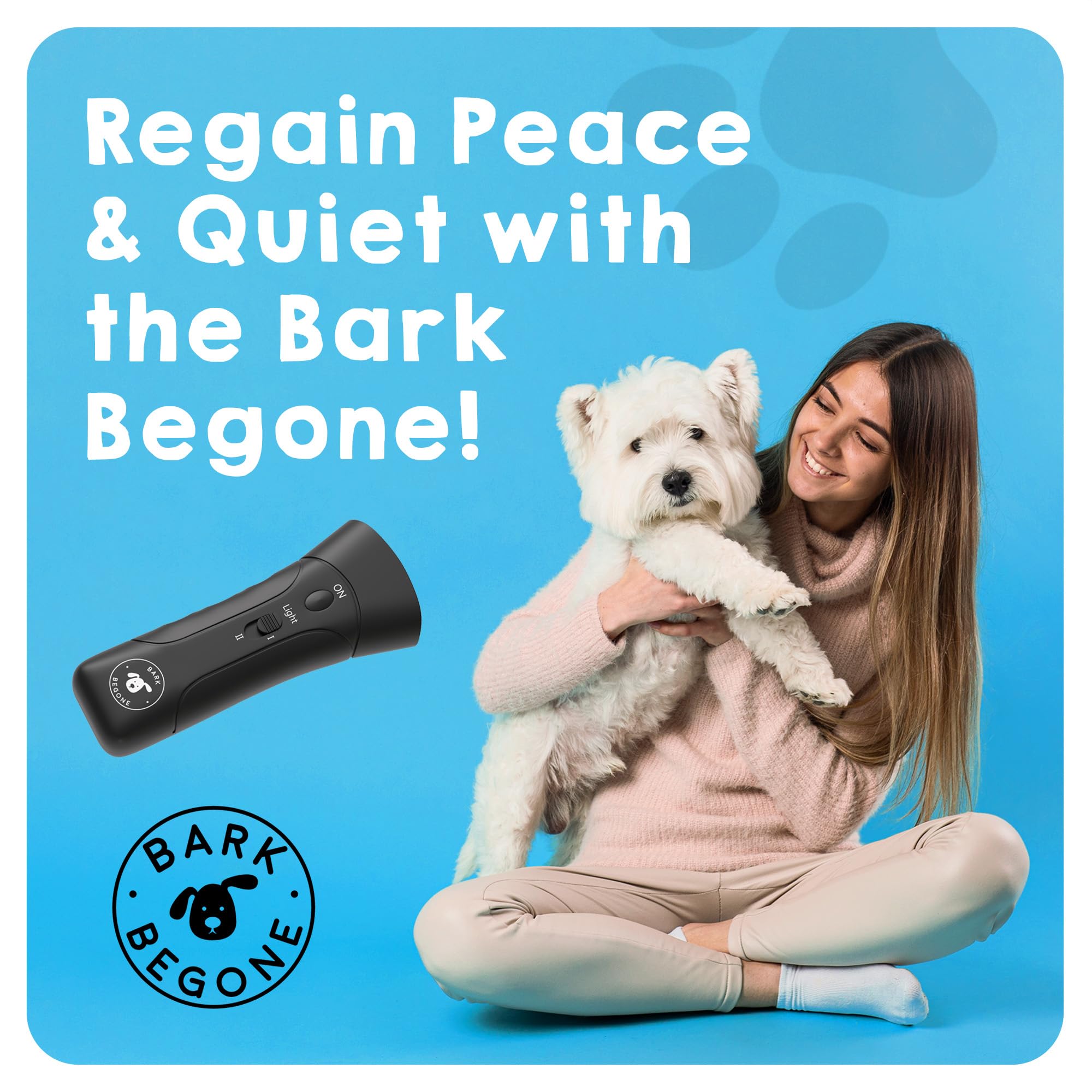 Bark Begone lightweight durable—easy to carry on walks.