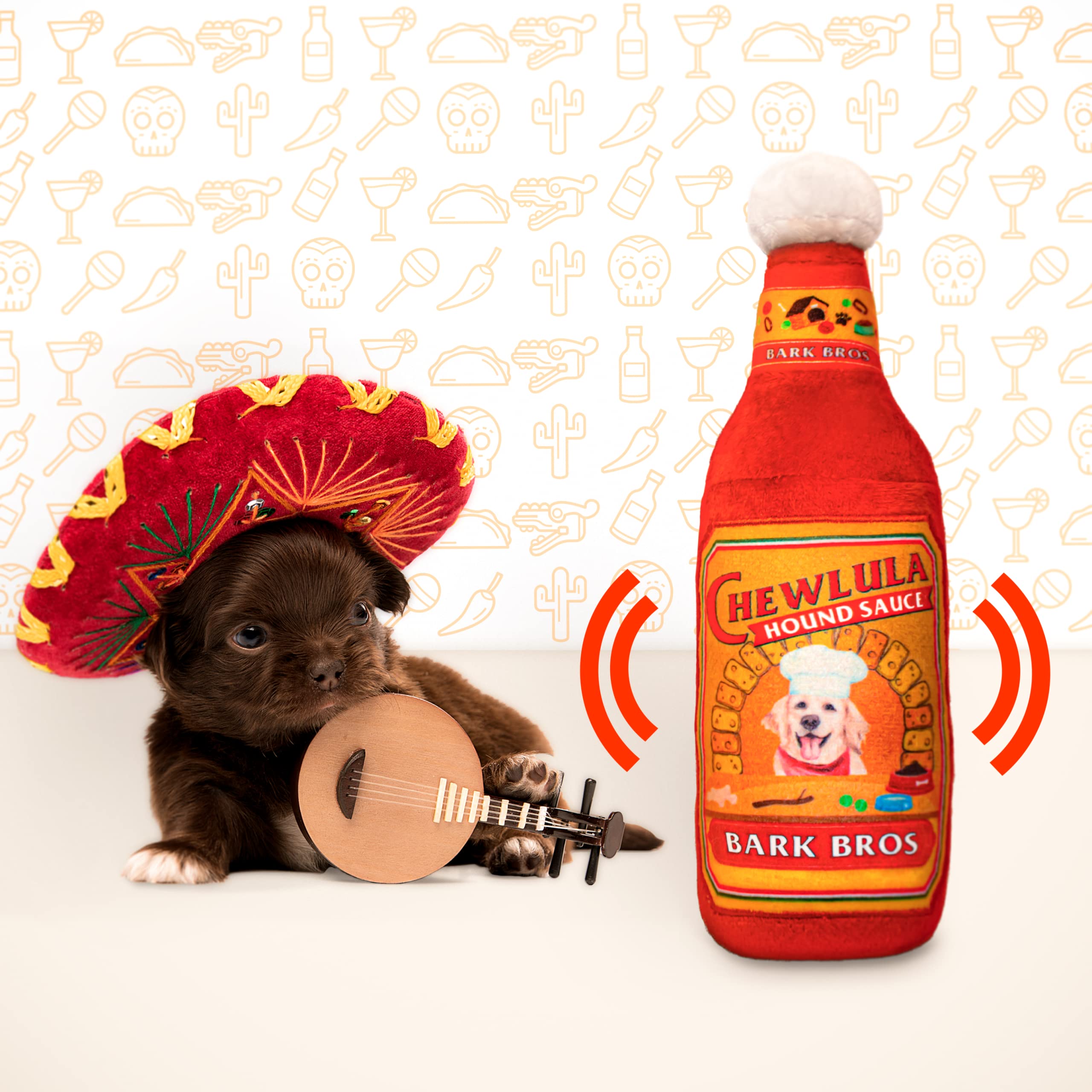 Bark Bros Chewlula soft plush texture ideal for cuddling.
