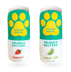 Juguete Bark Bros Hound Noon, pack de dos con chirriador para perros, ideal para juego.