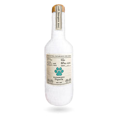 Bark Bros Liquor Bottle Dog Toy pour image showing playful bottle design for fetch
