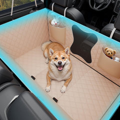 Bark Lover 7-layer padded support close-up enhances pet comfort on long rides