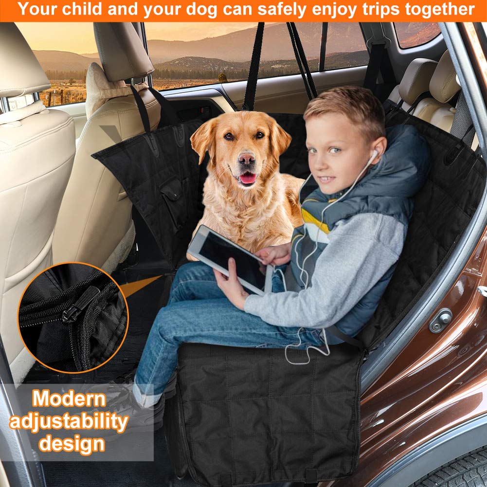 Bark Lover black regular color blends with interior while guarding seats.