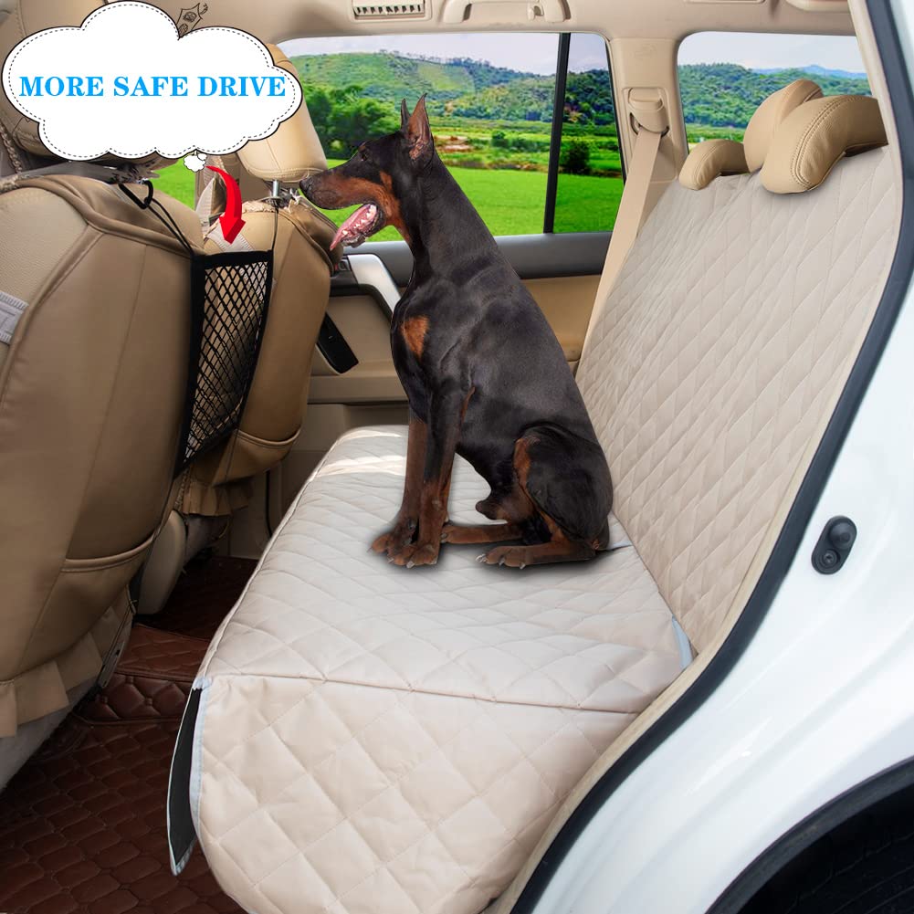 Bark Lover dog barrier accessory keeps pets safely in back while driving.