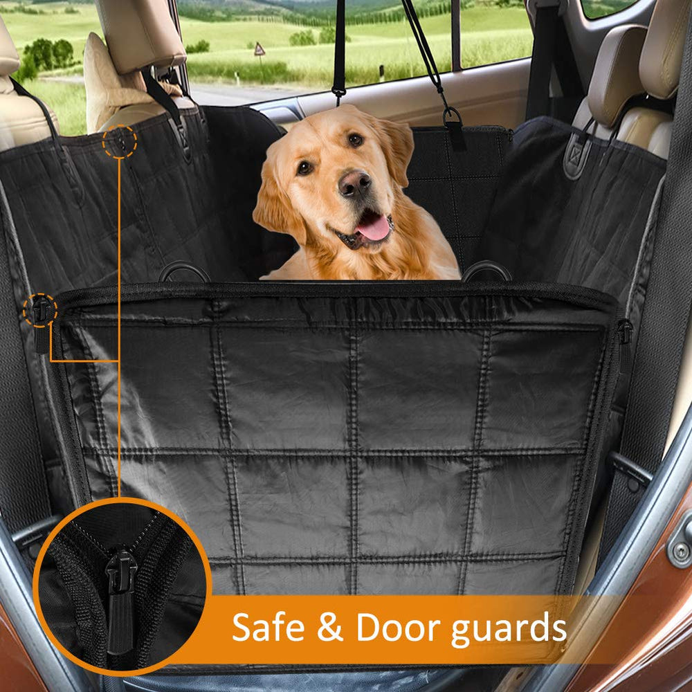 Bark Lover adjustable side flaps with zippers add travel safety and coverage.