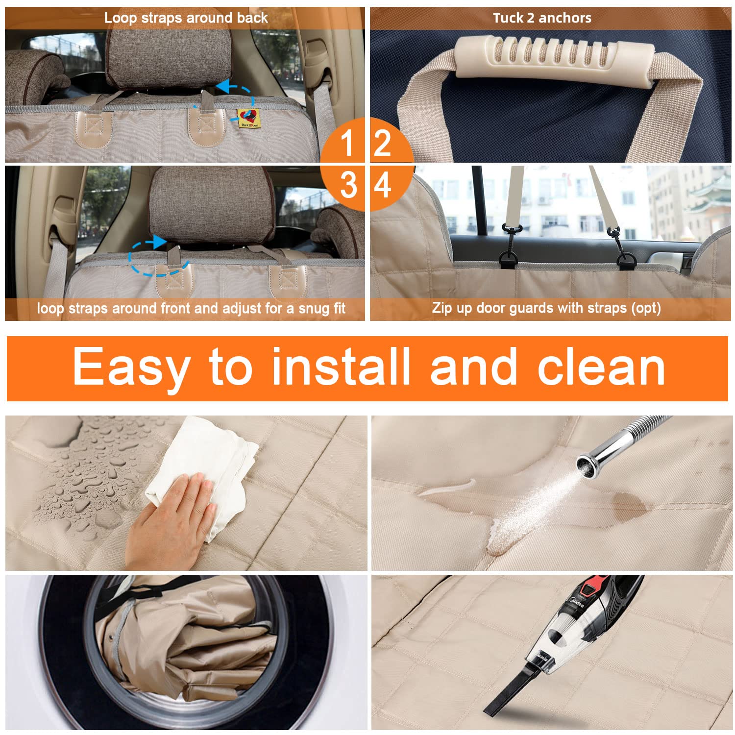 Bark Lover machine-washable design simplifies cleaning after adventures