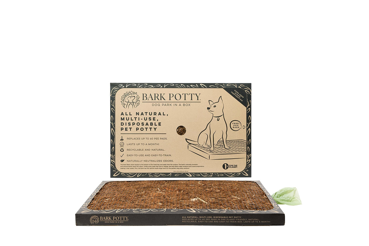 Bark Potty Large dog potty box setup for indoor training and hygiene