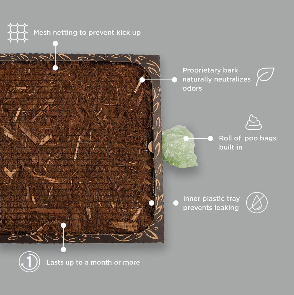 Bark Potty odor-neutralizing feature in action for fresher puppy spaces