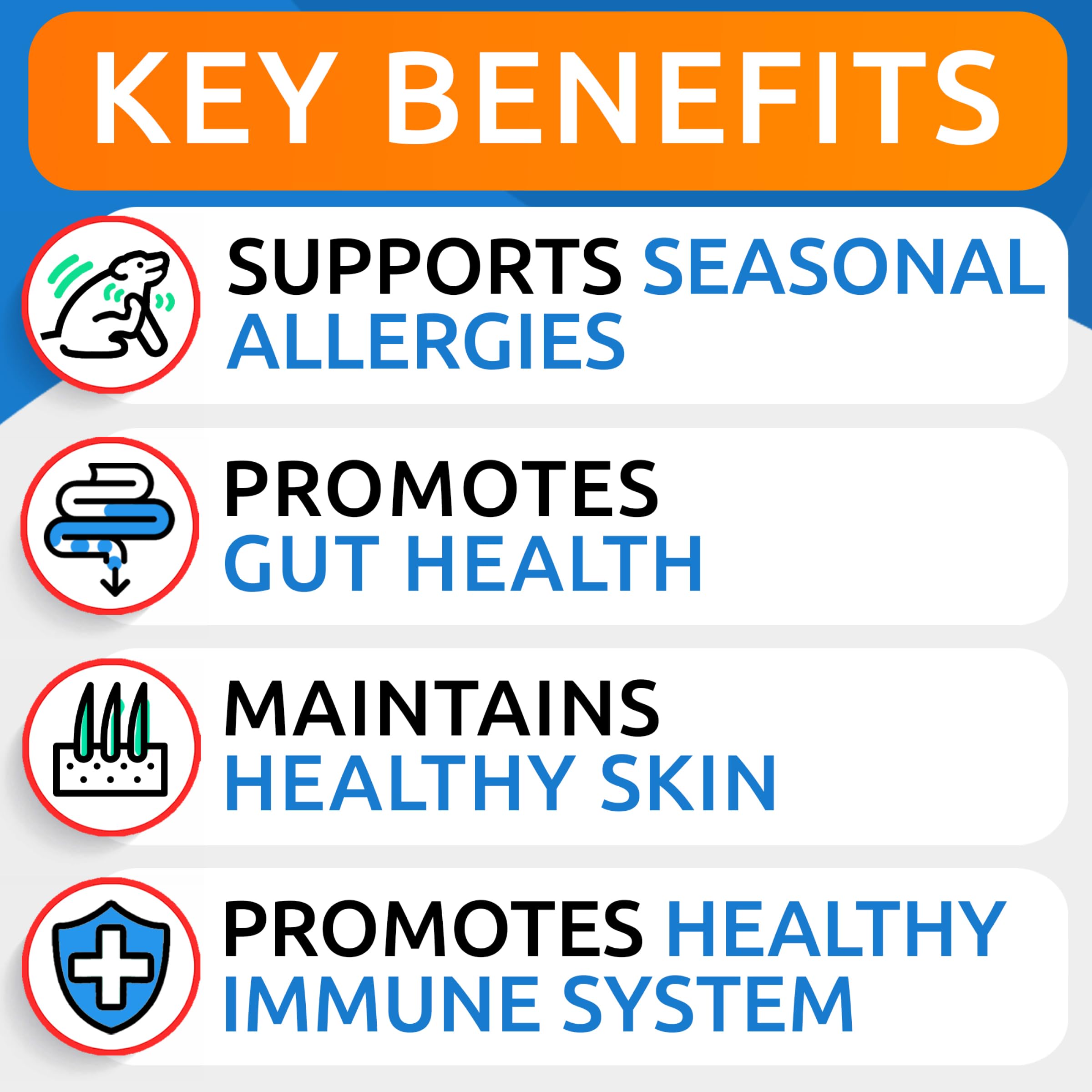 BARK&SPARK allergy chews bottle image highlights easy supplementation for skin comfort.