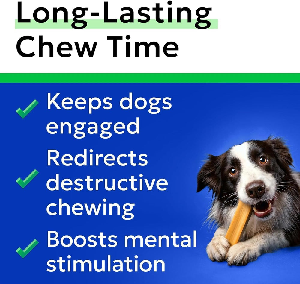BARK&SPARK yak cheese Himalayan dog chews packaging front; easy-to-store treat for dogs.