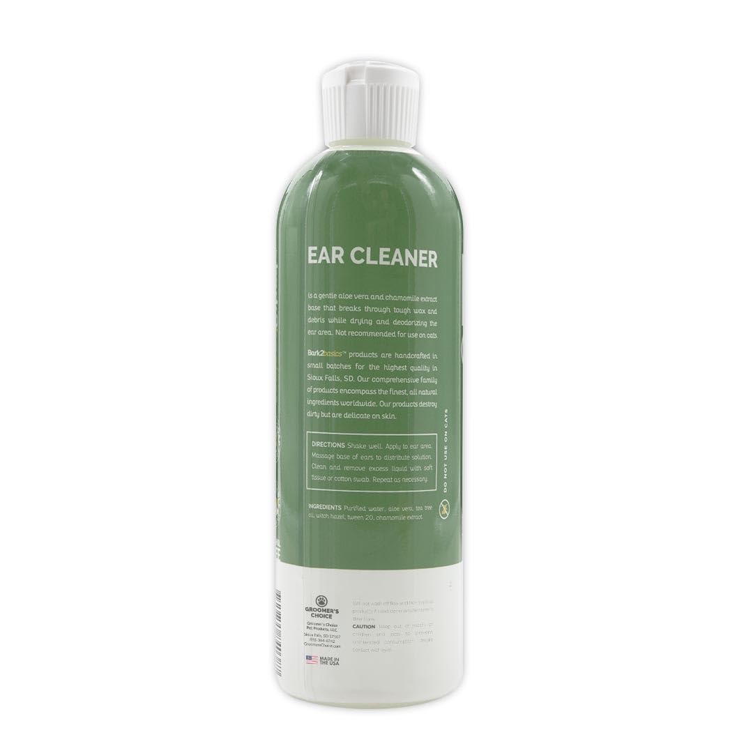 Bark2Basics ear cleaner aloe vera chamomile soothing base for ears