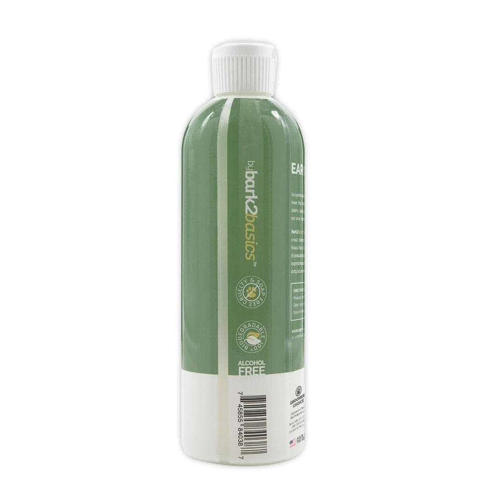 Bark2Basics ear cleaner witch hazel droplets highlighting skin protection