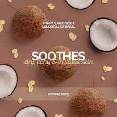 Bark2Basics oatmeal shampoo ingredients label—natural oatmeal hydrates skin.
