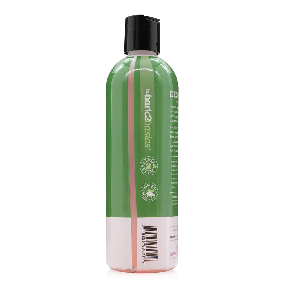 Bark2Basics Odortrol technology splash image showing odor neutralization