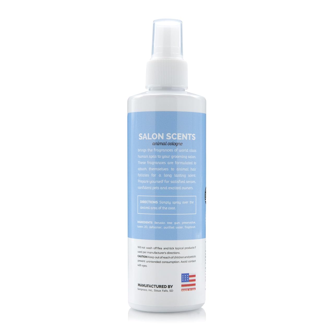 Bark2Basics Salon Scents applying on coat shows even distribution of vanilla raspberry fragrance