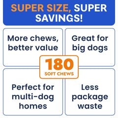 BARK&SPARK bacon-flavor probiotic chews close-up for digestion support