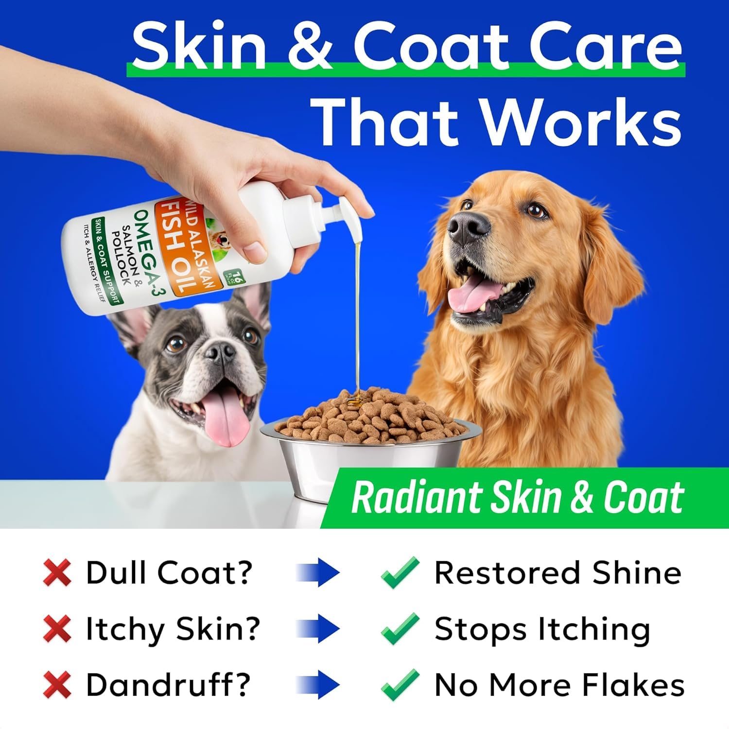 BARK&SPARK coat-shine-closeup illustrates a vibrant, healthy-looking coat.