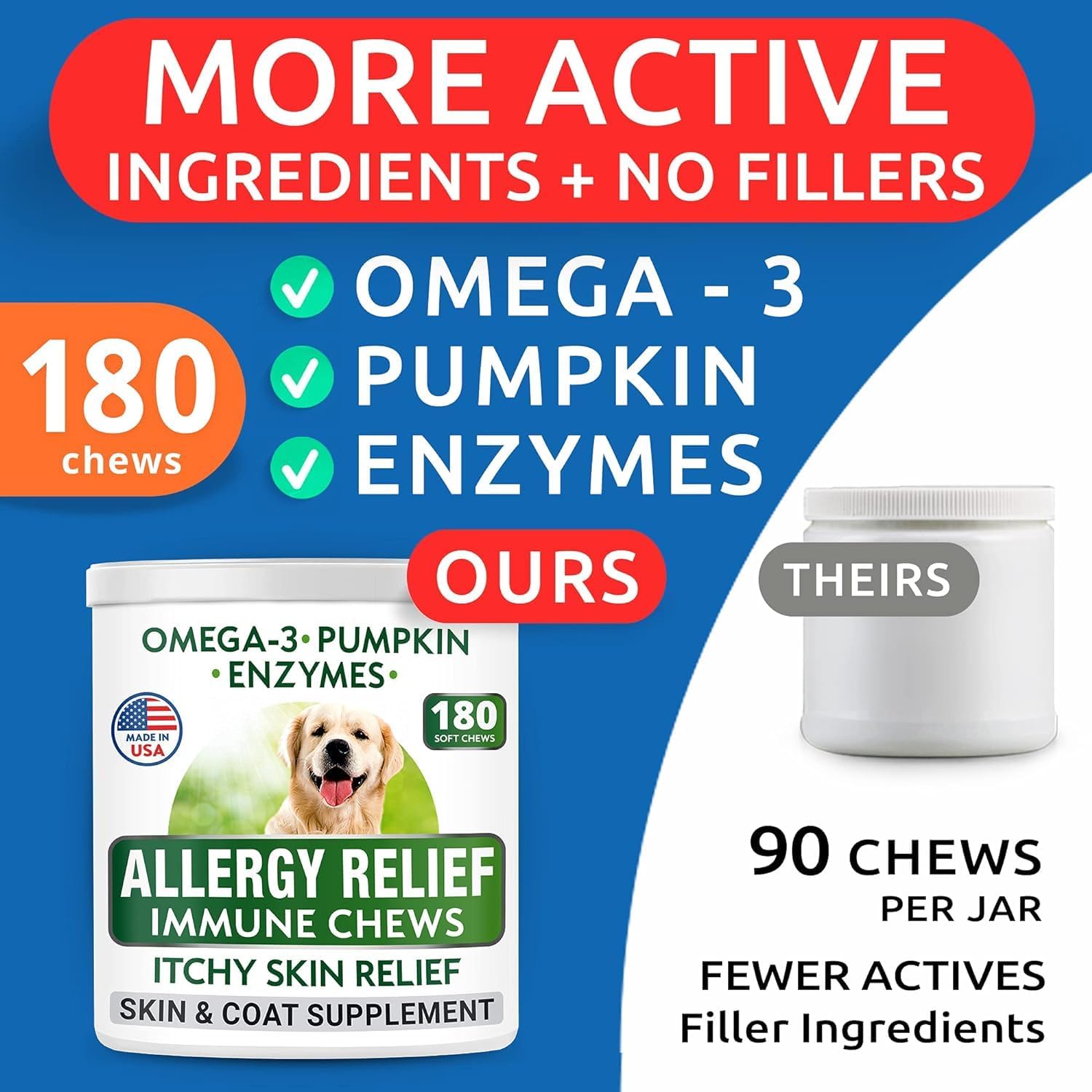 BARK&SPARK omega-3 fish oil blend for glossy coat.